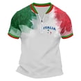 thumbnail image 3 of Italian Design Performance Short Sleeve Shirt With Half Zip And Collar For Casual Athletic Wear Men’s T Shirt, 3 of 3