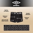 thumbnail image 3 of Umbro Men’s Trunks Breathable Cotton Underwear Boxers for Men, Black Medium 6-Pack, 3 of 7
