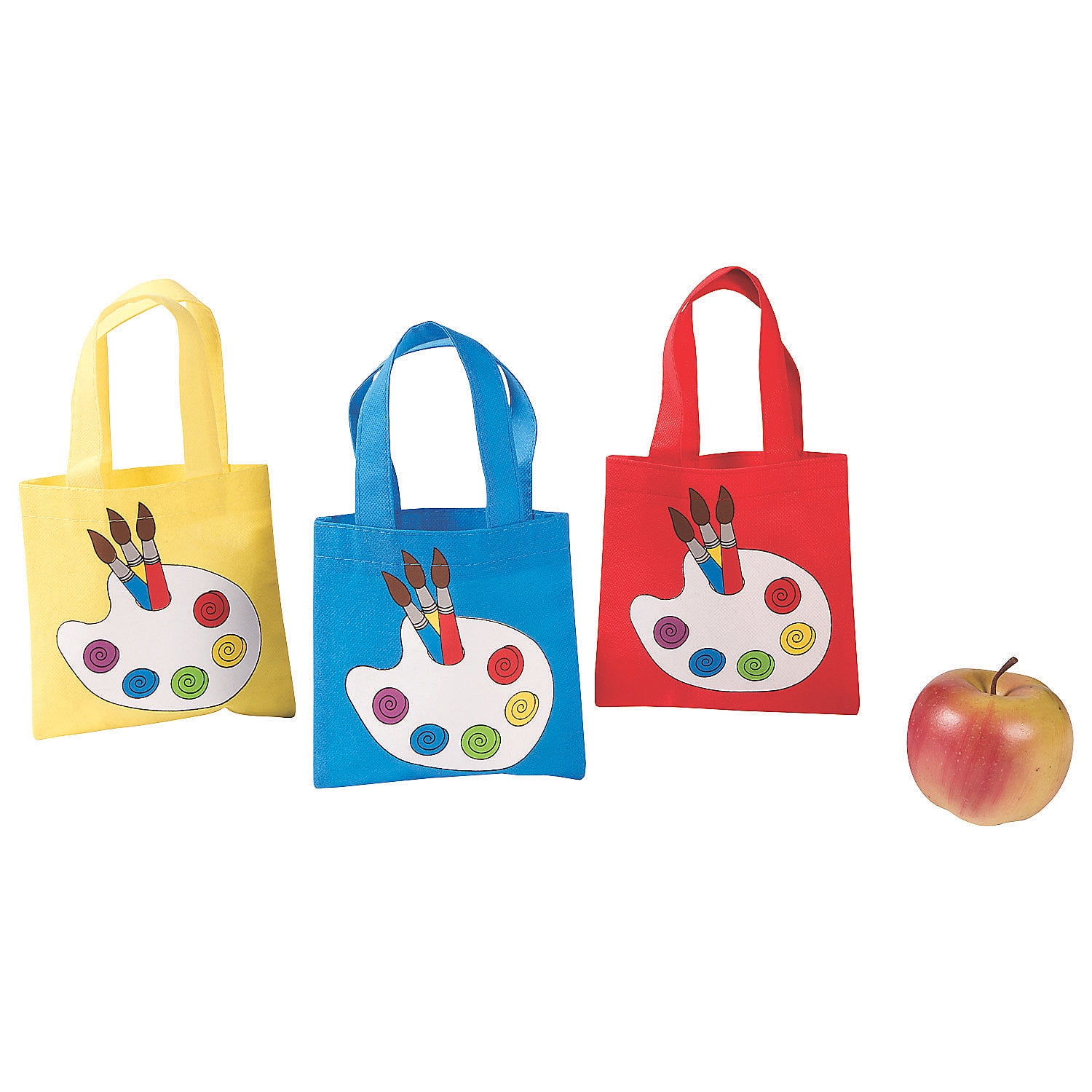 Fun Express Assorted Colors Birthday Party Bags 12 Count Walmart