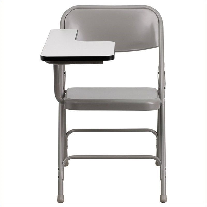 Flash Furniture Premium Steel Folding Chair with Left Hand Tablet Arm 847254004992 