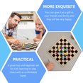 thumbnail image 4 of Miangastore 48pcs Flight Chess Chessman Pawn Game Pieces Wooden Board Game Pieces, 4 of 8