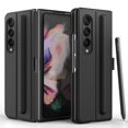 thumbnail image 1 of Pu Leather Case Compatible Samsung Galaxy Z Fold 4 With Pen Holder Slot, Shockproof Z Fold 4 Case, 1 of 3