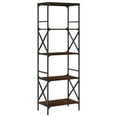 thumbnail image 5 of vidaXL Bookcase Storage Bookshelf Display Book Cabinet Black Engineered Wood, 5 of 66