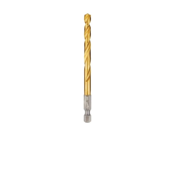 Milwaukee 48-89-4663 SHOCKWAVE 1/4 in. Titanium Twist Drill Bit (5-Pack)