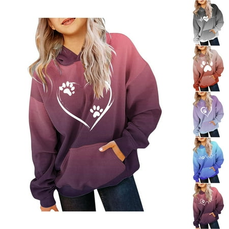 Jinhomg Girls Sweatshirts Half Zip Cropped Hoodies for Girls Stand Collar Fall Pullover with Kangaroo Pocket and Thumb Hole Winter Saving Gray 2 Years