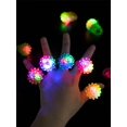 thumbnail image 1 of 10/20PCS Glowing Rings LED Light Up Luminous Rings Party Favor Toys Flash Led Lights Glow in The Dark Wedding Halloween Christmas Party Supplies(Note:, 1 of 5