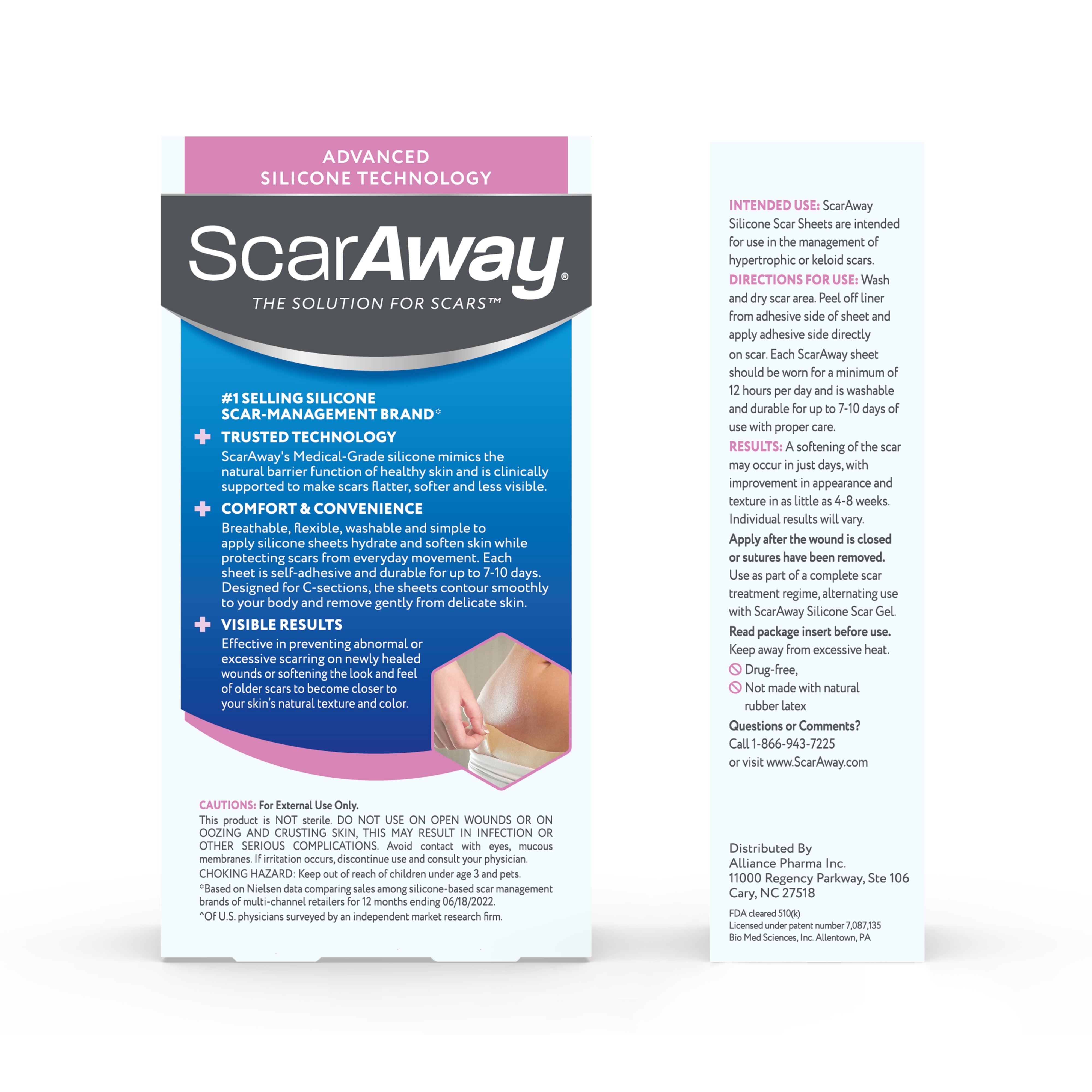 Scaraway scar 2024 treatment sheets