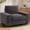 Dark Gray, variant on Karkanic 101" Modern Sofa Couch for Living Room with Large Storage Space Comfy Removable Chenille Cover Machine Washable Easy to Install (Beige)