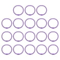 thumbnail image 1 of Unique Bargains 45mm Loose Leaf Binder Rings, 18Pcs 3mm Metal Flash Card Book Binding Rings for Key Chain Card, Light Purple, 1 of 7