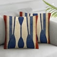 thumbnail image 3 of nygtbtfer Lake House Decor Throw Pillow Covers for Sofa, Rustic Farmhouse Old Barn Door Pillow Covers, Blue Lake Paddle Decor Cushion Covers, Vintage Cabin Lodge Decorative Pillow Covers White, 3 of 7
