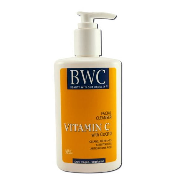 Beauty Without Cruelty Facial Cleanser Vitamin C with Coq10, 8.5 Ounces