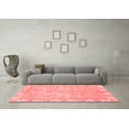 thumbnail image 3 of Ahgly Company Machine Washable Indoor Rectangle Abstract Red Modern Area Rugs, 7' x 9', 3 of 4