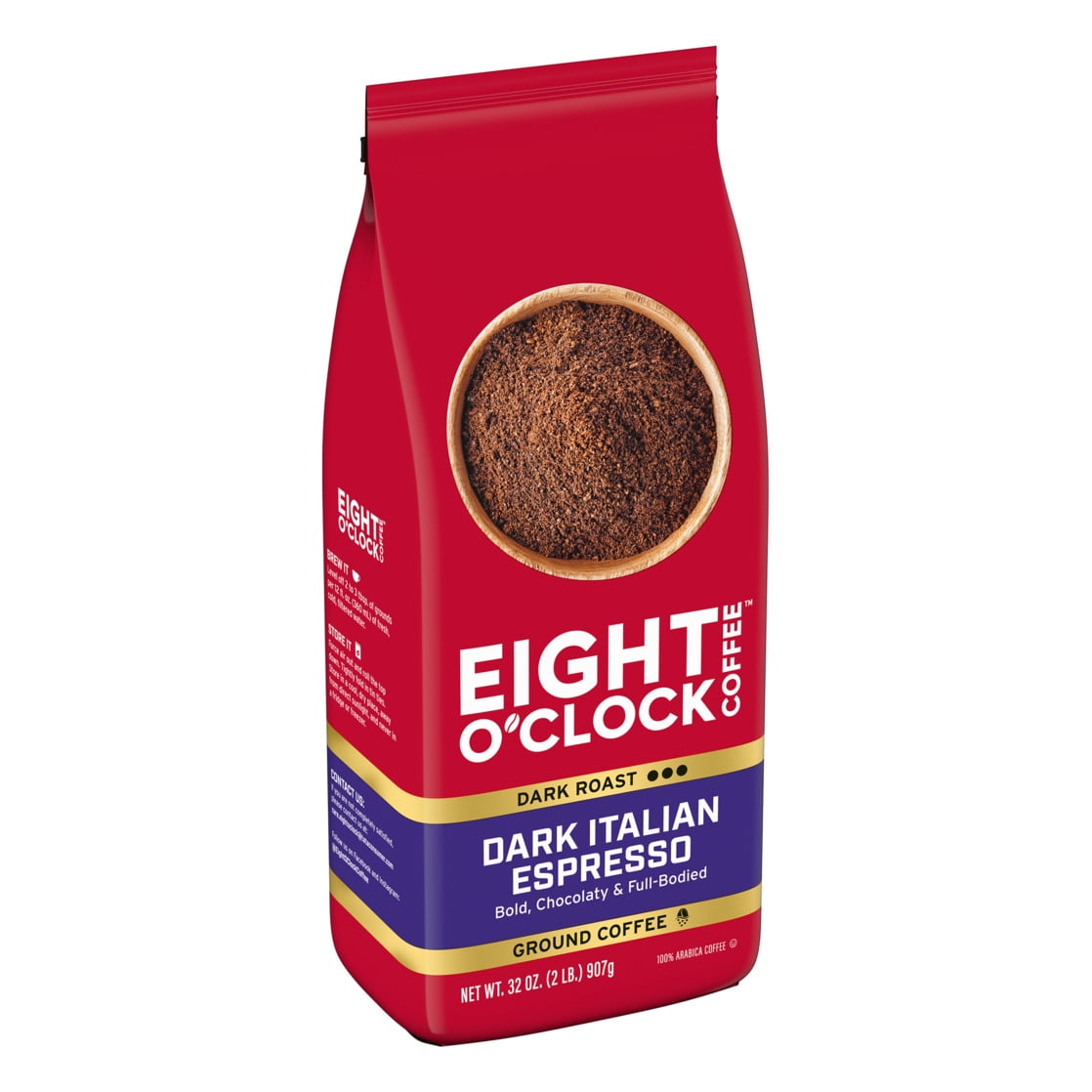 (4 pack) Eight O'Clock® Dark Italian Espresso Ground Coffee 32 oz. Bag