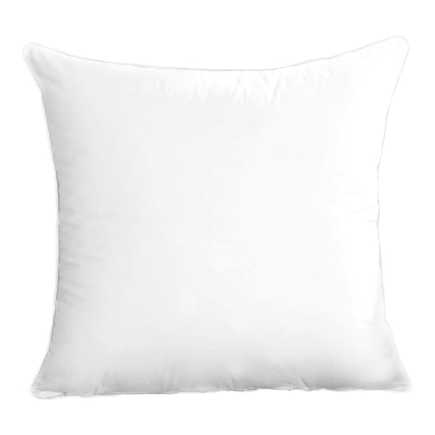 Núcleo de almohada decorativa, cómoda almohada decorativa cuadrada, inserto de almohada con cierre de cremallera 55 cm x 55 cm 1100 g