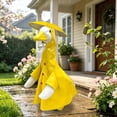 thumbnail image 5 of Nkmbld Porch Goose Clothes, Raincoat Goose Decor Lawn Gooses Clothes Geese Costume for 23" Cement Plastic Geese Statue for Garden Patio Yard Decoration, 5 of 8