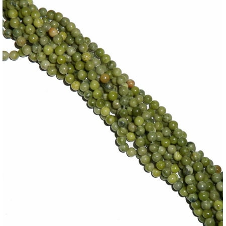 Nephrite Jade - 8mm Nephrite Jade Round, Loose Beads, 40cm 15 inch Gemstone