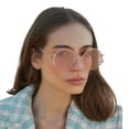 thumbnail image 3 of Lentes de Sol For Arts Sake diseño Diptych Gold Pink, 3 of 3