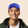 thumbnail image 3 of Dalix Chameleon Cap Embroidered Mens Cotton Dad Hat Baseball Hat in Royal Blue, 3 of 5