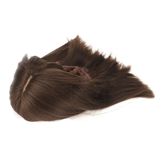 Peluca de Cabello Liso Corta, Alta Simulación Brillante Mujeres Brillantes Peluca de Bob Corta Con Flequillo para La Fiesta