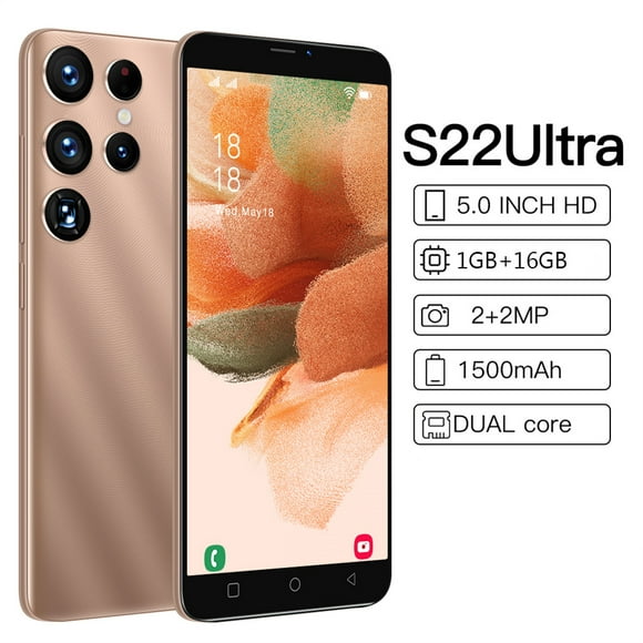 S22Ultra 5,0 Pouces Écran Smartphone Dual SIM Smartphone 1GB + 16GB 1500mAh Batterie 2MP Arrière 2MP Caméra avant Smartphone