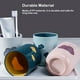 thumbnail image 3 of Advancent Copa Simple de doble capa nubes multiusos portátil cepillado tazas personalidad moda cepillo de titular pareja amante Suministros de limpieza para el hogar Rosa 301-400ml, 3 of 6