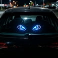 thumbnail image 4 of BYJKING Solar Devil LED Car Ornament, 6.02*1.89 IN Dynamic Dashboard Figure with Lighted Expression for Halloween Auto Decor and Gifts Blue, 4 of 6