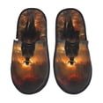 thumbnail image 1 of Balery Western Rainy Desert Cowboy Pantuflas de Casa de Felpa Silenciosas con Diseño Estampado, Zapatillas Cómodas Antideslizantes de Algodón para Interior-Large, 1 of 8