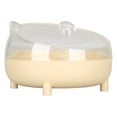 thumbnail image 4 of Tilted Pet Feeder Bowl, Stable Base Reduce Neck Burden Pet Food Feeding Bowl Comfortable  For Indoor Yellow, 4 of 8