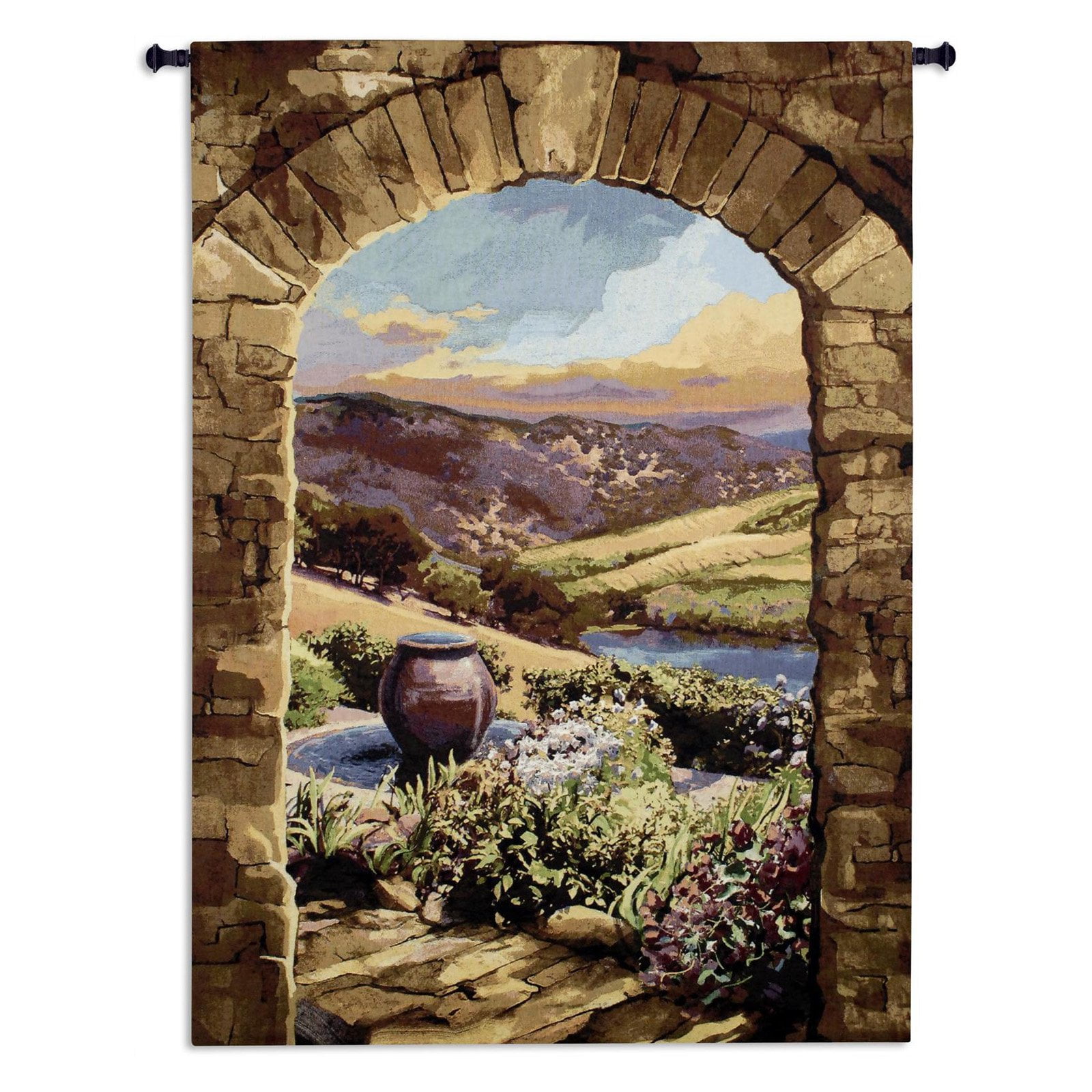 Fine Art Tapestries Tuscan Afternoon Wall Tapestry