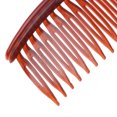 thumbnail image 3 of Pack of 12 Pieces of Plain Large Plastic Hair Combs Slides Hair , Red brown, Red brown, 3 of 8