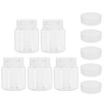thumbnail image 3 of 5pcs Wide Mouth Lab Bottle: 270ml Plastic Clear Lab Reagent Bottles With Lid - High Transparency Nursery Containers For Laboratory Plant Animal Cell C, 3 of 4