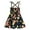 B, variant on Toddler Baby Girls Beach Dress Princess Sleeveless Halter Beach Tutu Sundress