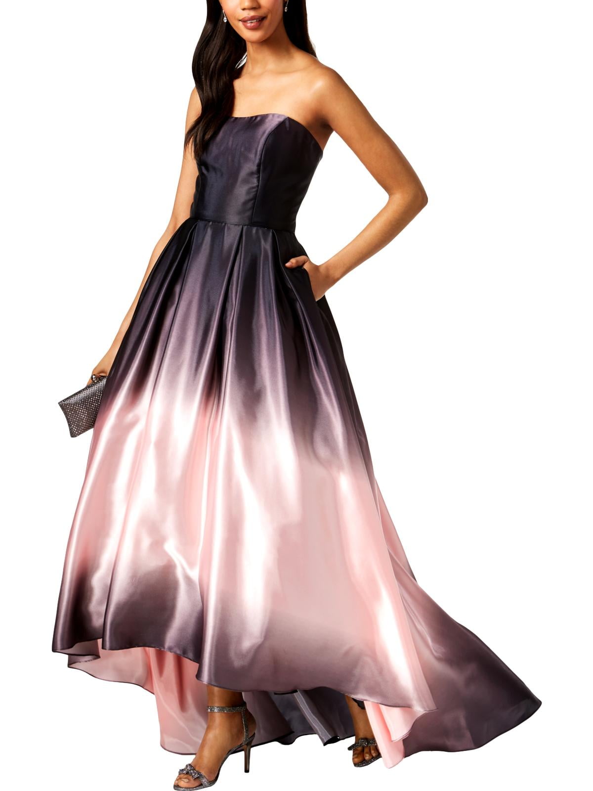 Betsy & Adam - Betsy & Adam Womens Ombre Strapless Evening Dress - Walmart.com - Walmart.com