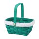 thumbnail image 1 of Cesta de regalo de Navidad, cesta de mano de Navidad, cesta de almacenamiento con asa, recuerdo de fiesta Verde con embalaje, 1 of 9