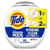 Tide Hygienic Clean Free Power PODS Laundry Detergent, Unscented, 25 Count,