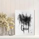 thumbnail image 2 of Qisvanset Framed Canvas Wall Art 12x16 Inch Thank You God Typography Living Room Wall Art, 2 of 5