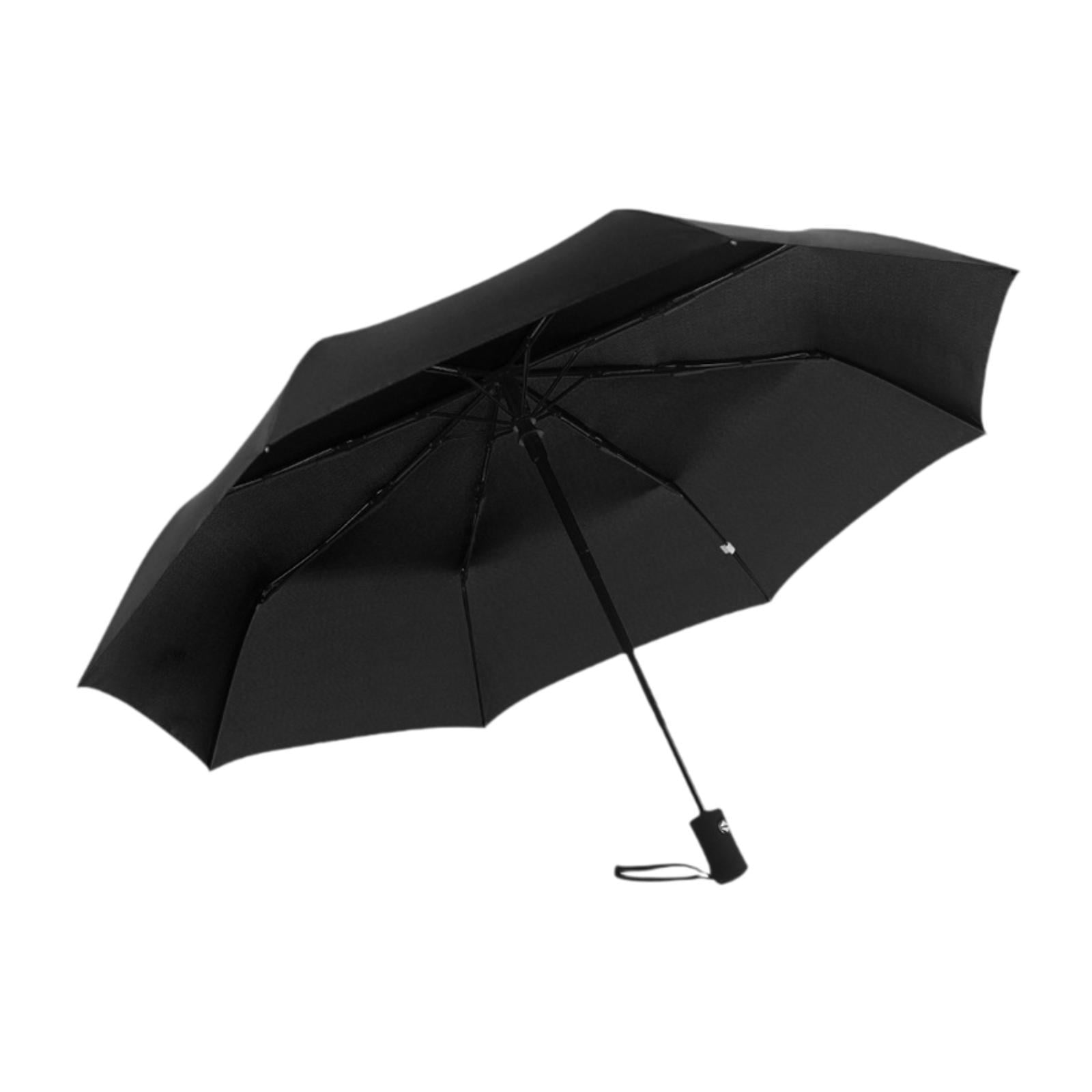 Abbraccia Rain And Sun Umbrellas, Professional Auto Open And Close Umbrella for Outdoor Camping And Travel Black