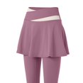 thumbnail image 4 of HexaHive Women's Yoga Tennis Skirt Leggings - High Waist, 2-in-1, for Sports/Casual, 4 of 5