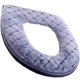 thumbnail image 1 of Funda para Asiento de Inodoro, Suave Cojín Calentador Lavable con Cremallera (Gris) LingWen 9024715597939, 1 of 1