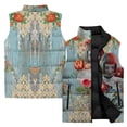 thumbnail image 2 of Chaquetas vintage para hombre, chaleco de punto fresco con flores de invierno para hombre, chalecos ligeros y asequibles a la moda para hombre, abrigo, chaleco contra el viento frío, 2 of 4