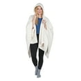 thumbnail image 2 of Catalonia Women's Scarf Shawls, Hooded Wearable Blanket Cloak Coat,Sherpa Fleece Poncho Cape,Lightweight Blanket Shawls, 2 of 7