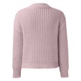 thumbnail image 4 of Vedolay Womens Cardigans Lightweight Winter Knitted Sweaters Shawl Cardigan Coats 2023 Pink,S, 4 of 5