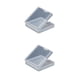 thumbnail image 3 of Monstrate Cajas de plástico Estuche multifuncional para artículos diversos Contenedor de PP fácil de usar para el hogar Cocina Oficina Empresa E319 2Conjunto, 3 of 6
