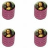 Mona Lisa Painting by Leonardo da Vinci Tire Rim Wheel Aluminum Valve Stem Caps, Multiple Colors