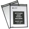 C-Line Shop Ticket Holders, Stitched, Both Sides Clear, 75", 11 x 14, 25/BX