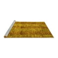 thumbnail image 2 of Ahgly Company Machine Washable Indoor Rectangle Abstract Yellow Modern Area Rugs, 8' x 12', 2 of 4