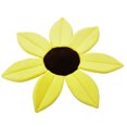 thumbnail image 1 of The Original Flower Bath Pad for Newborns Cojín ultrasuave de felpa para lavabo para bebés de 0 a 6 meses Amarillo canario LingWen 9024715113733, 1 of 4