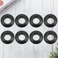 thumbnail image 3 of Miangastore 2 Set of 8PCS Special Kayak Drop Ring Quant Paddle Drop Ring Canoes Assault Boat Accessory Universal Kayak Paddle Drip Rings for Canoeing Dugout Canoe Use (Black), 3 of 8
