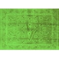 thumbnail image 1 of Ahgly Company Indoor Rectangle Oriental Green Industrial Area Rugs, 2' x 4', 1 of 4