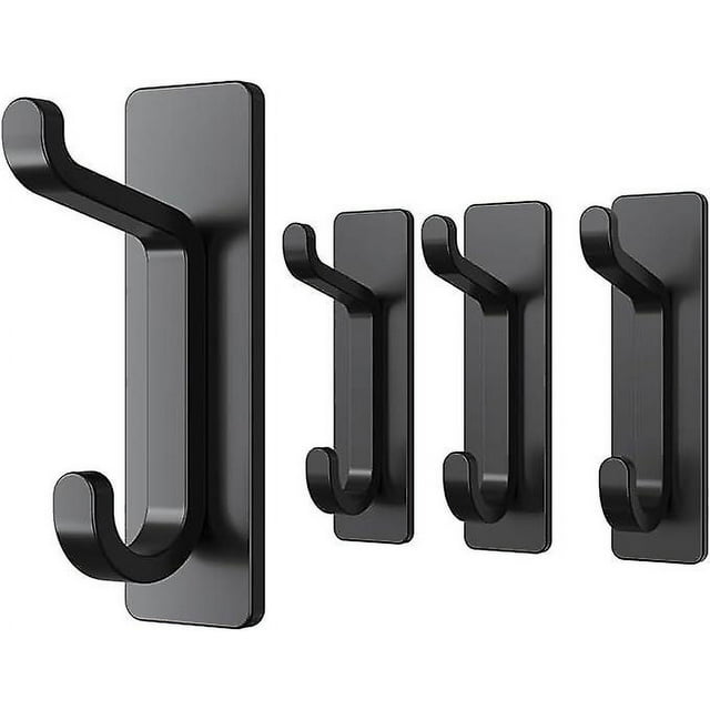 Ganchos de pared adhesivos, toallero de baño, soporte para trapo de cocina, perchero adhesivo, accesorios de pared, no requiere taladrar, resistente al agua, a prueba de óxido